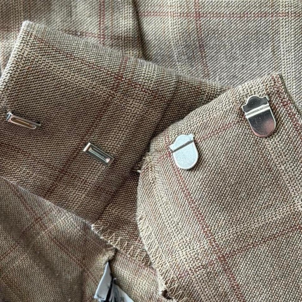 Y2K Low‎ Rise Plaid Pants - Picture 3 of 8